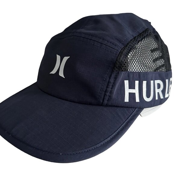 Hurley BIG SUR Mesh Adjustable Reflective Outdoor Hat blue One Size. New w/tag - Picture 1 of 5